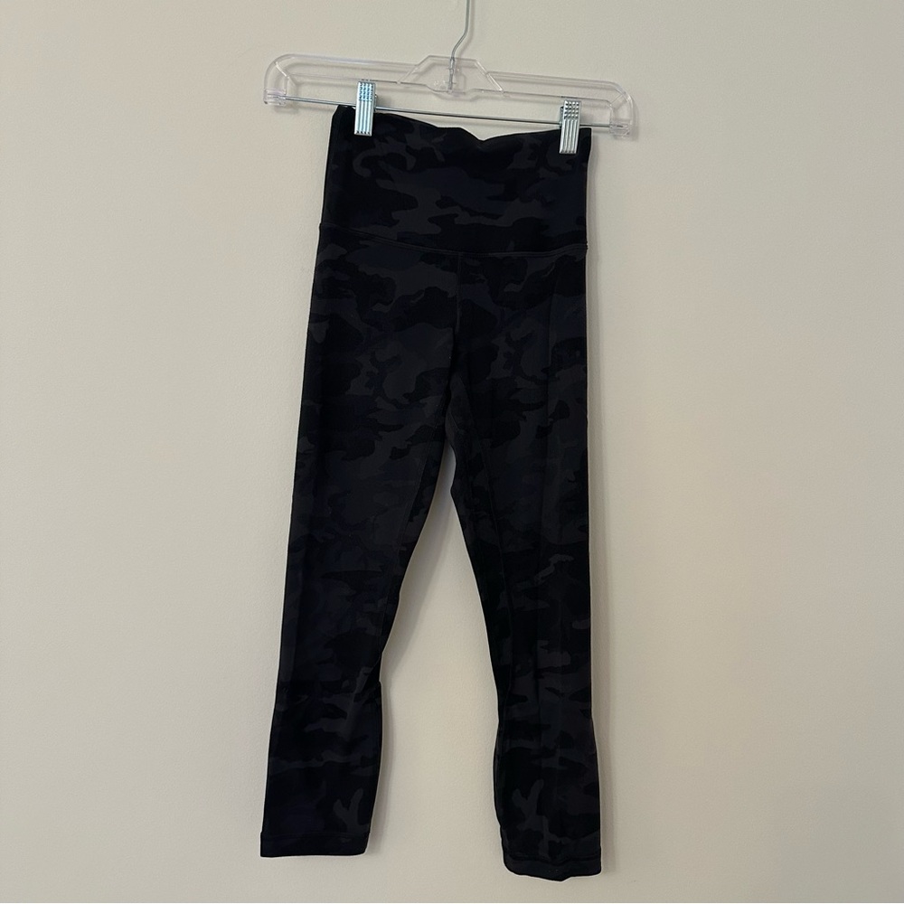 lululemon Align Leggings, size 2, Black Camo